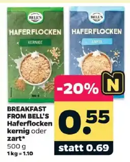 Netto Bell's Haferflocken Angebot