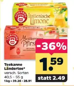 Netto Teekanne Ländertee* Angebot