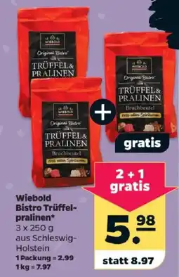 Netto Wiebold Bistro Trüffelpralinen Angebot