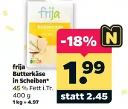 Netto frija Butterkäse in Scheiben Angebot