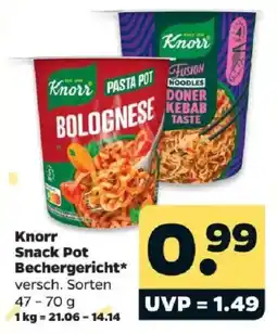 Netto Knorr Snack Pot Bechergericht* Angebot
