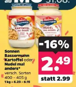 Netto Sonnen Bassermann Kartoffel oder Nudel mal anders Angebot