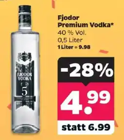Netto Fjodor Premium Vodka Angebot