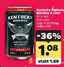 Netto Kentucky Highway Whiskey & Cola Angebot