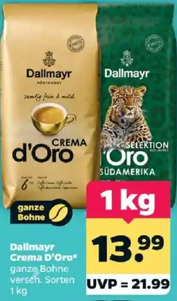 Netto Dallmayr Crema D'Oro ganze Bohnen Angebot
