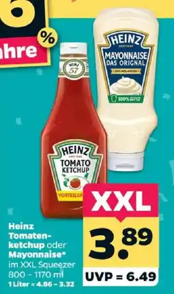 Netto Heinz Tomatenketchup oder Mayonnaise Angebot