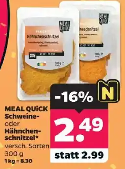Netto MEAL QUICK Hähnchenschnitzel Angebot