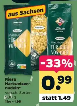 Netto Riesa Hartweizen-nudeln Angebot