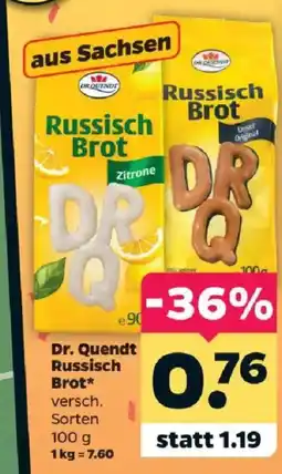 Netto Dr. Quendt Russisch Brot Angebot