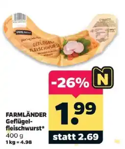 Netto FARMLÄNDER Geflügel-fleischwurst* Angebot