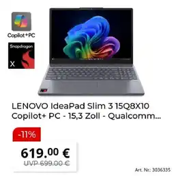 MediaMarkt LENOVO IdeaPad Slim 3 15Q8X10 Angebot