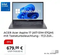MediaMarkt ACER Acer Aspire 17 Angebot