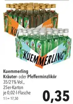 CITTI Markt Kuemmerling Kräuter- oder Pfefferminzlikör Angebot
