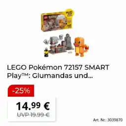 MediaMarkt LEGO Pokémon 72157 SMART Play™: Glumandas und... Angebot