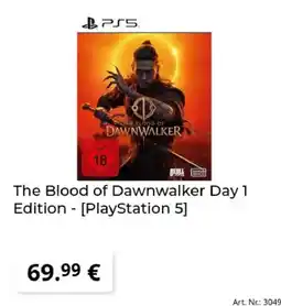 MediaMarkt The Blood of Dawnwalker Day 1 Edition - [PlayStation 5] Angebot