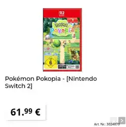 MediaMarkt Pokémon Pokopia - [Nintendo Switch 2] Angebot