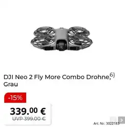 MediaMarkt DJI Neo 2 Fly More Combo Drohne, Grau Angebot