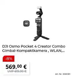 MediaMarkt DJI Osmo Pocket 4 Creator Combo Angebot