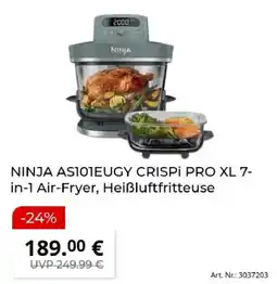 MediaMarkt NINJA AS101EUGY CRISPi PRO XL 7-in-1 Air-Fryer, Heißluftfritteuse Angebot