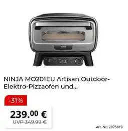 MediaMarkt NINJA MO201EU Artisan Outdoor-Elekro-Pizzaofen Angebot