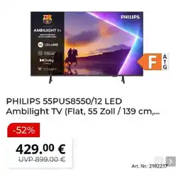 MediaMarkt PHILIPS 55PUS8550/12 LED Ambilight TV Angebot