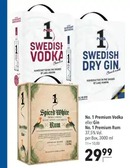 CITTI Markt No. 1 Premium Vodka eller Gin Angebot