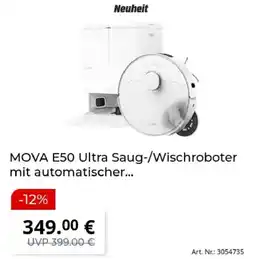 MediaMarkt MOVA E50 Ultra Saug-/Wischroboter Angebot