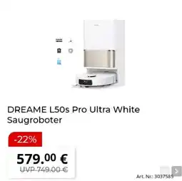 MediaMarkt DREAME L50s Pro Ultra White Saugroboter Angebot