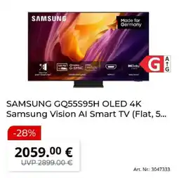 MediaMarkt SAMSUNG GQ55S95H OLED 4K Samsung Vision AI Smart TV Angebot