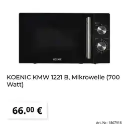 MediaMarkt KOENIC KMW 1221 B, Mikrowelle Angebot