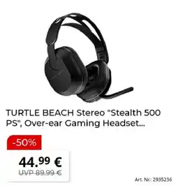 MediaMarkt TURTLE BEACH Stereo "Stealth 500 PS", Over-ear Gaming Headset Angebot