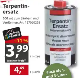 Sonderpreis Baumarkt Terpentin-Ersatz Angebot