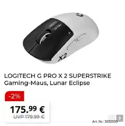MediaMarkt LOGITECH G PRO X 2 SUPERSTRIKE Gaming-Maus, Lunar Eclipse Angebot