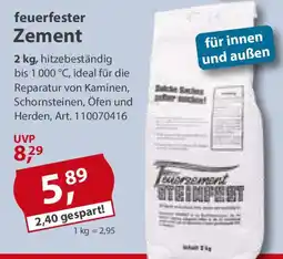Sonderpreis Baumarkt feuerfester Zement Angebot