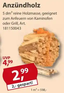 Sonderpreis Baumarkt Anzündholz Angebot