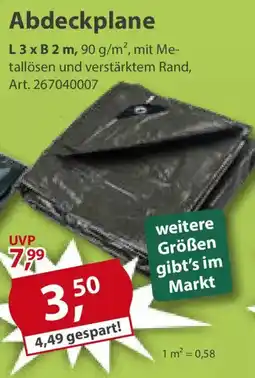Sonderpreis Baumarkt Abdeckplane Angebot