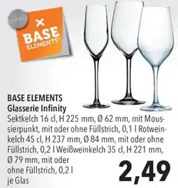CITTI Markt BASE ELEMENTS Glasserie Infinity Angebot