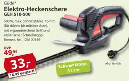Sonderpreis Baumarkt Güde Elektro-Heckenschere Angebot