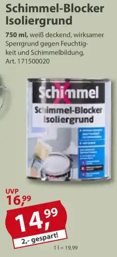 Sonderpreis Baumarkt Schimmel-Blocker Isoliergrund Angebot