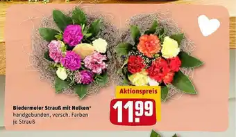 REWE Biedermeier Strauß Mit Nelken Angebot