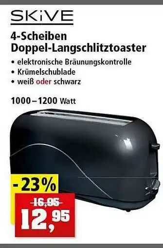 Thomas Philipps 4-scheiben Doppel-Langschlitztoaster Angebot