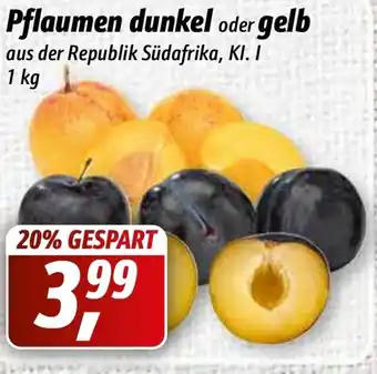 Simmel Pflaumen dunkel oder gelb 1kg Angebot