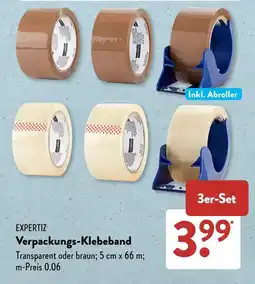 Aldi Süd EXPERTIZ Verpackungs-Klebeband Angebot