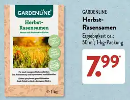 Aldi Süd GARDENLINE Herbst-Rasensamen Angebot
