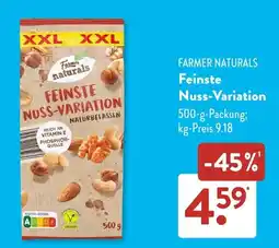 Aldi Süd Farmer naturals Feinste Nuss-Variation Angebot
