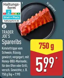 Aldi Nord TRADER JOE'S Spareribs Angebot