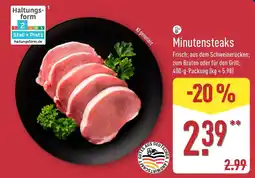 Aldi Nord Minutensteaks Angebot