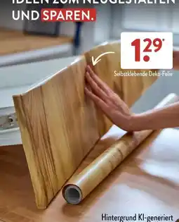 Aldi Süd Selbstklebende Deko-Folie Angebot