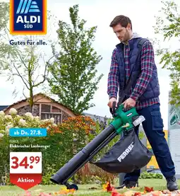 Aldi Süd FERREX Elektrischer Laubsauger Angebot