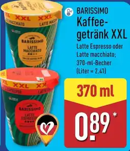 Aldi Nord BARISSIMO Kaffee-getränk XXL Angebot